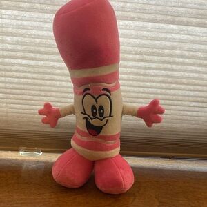 Crayola Factory Dinky Pink Stuffed Crayon Toy